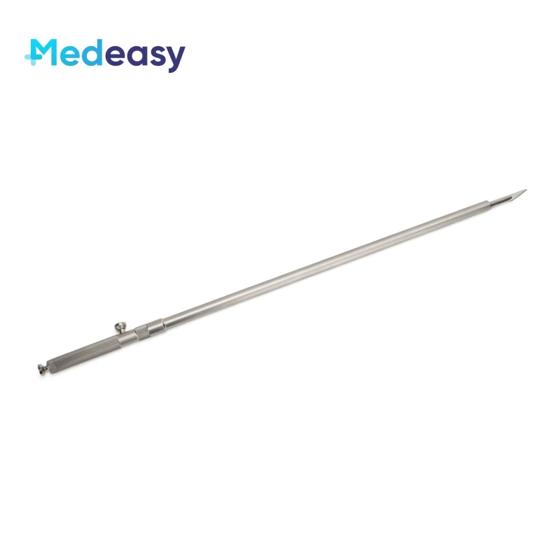 10*330mm Laparoscopic Surgical Bile Duct Knife, Reusable Scalpel Incision Knife