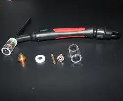 WP9 Tig Torch Head with 2P7GS Series TIG Glass Cup Kit