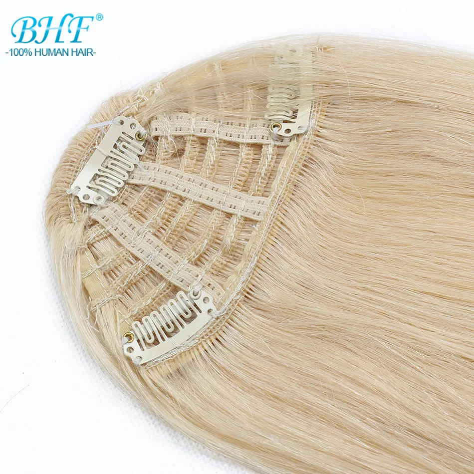 BHF Clip In Bangs Human Hair Remy Hair Pieces Invisible 20g 8inch-12inch long Replacement Hair Wig