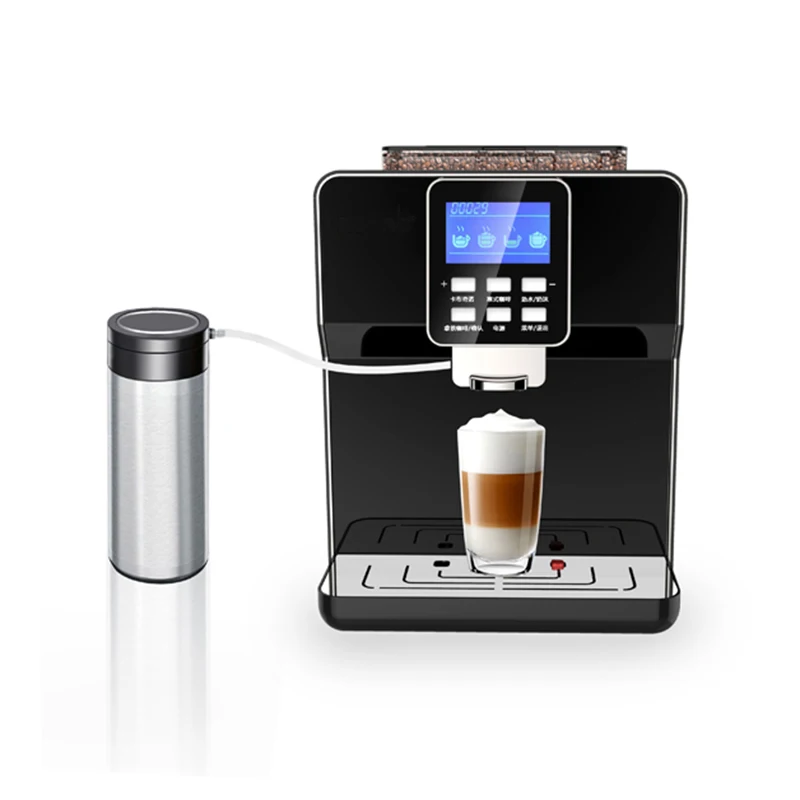 

110V commercial coffee machine automatic coffee machine freshly ground coffee machine for office coffee machine coffee maker