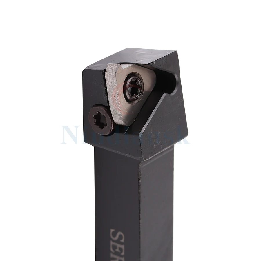 1PC SER2020K22 SER2525M22 SER3225P22 CNC External Thread Lathe Tool Holder +10PCS 22ER N60 22IR N55Wear-resistant carbide insert