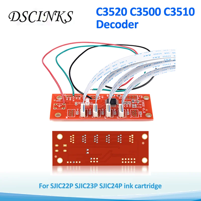 

For EPSON C3520 C3500 C3510 Decoder Use For SJIC22P SJIC23P SJIC24P Cartridge For EPSON TM-C3520 C3510 ColorWorks C3500 Series