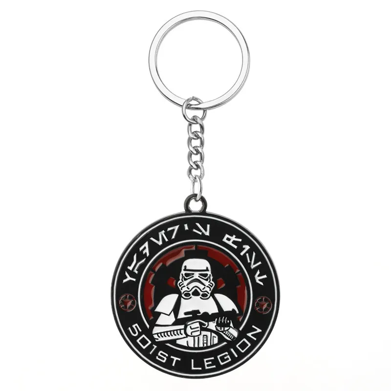 Wars Storm Trooper Keychain Accessories Keyring Key Tag Backpack Kids Key Holder Key Chain Pendant