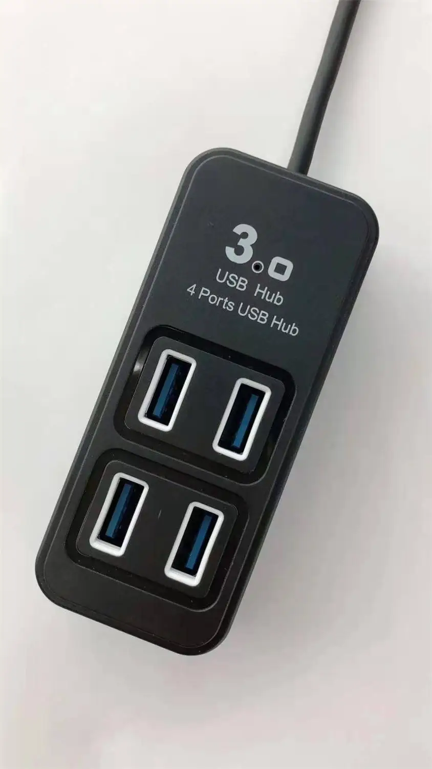 Portable Durable Practical 5Gbps High Speed 1 x 4 Ports 30cm/11.8inch USB3.0 Hub