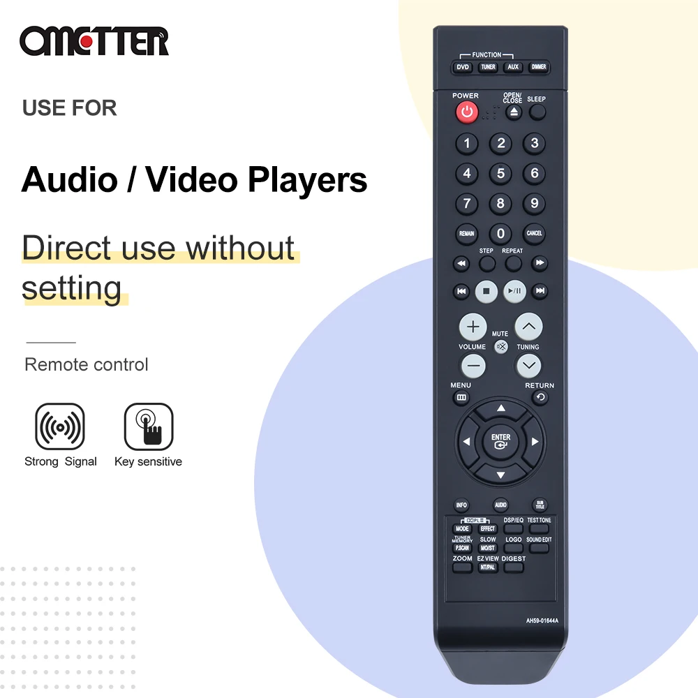 Adapté pour Samsung home cinéma DVD télécommande AH59-01644A nouveau modèle original