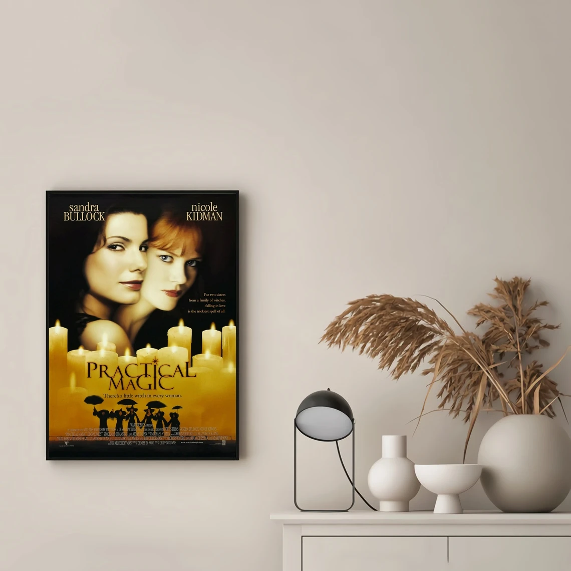 ملصق الفيلم العملي قماش طباعة طلاء جدران ديكور المنزل (بدون إطار)