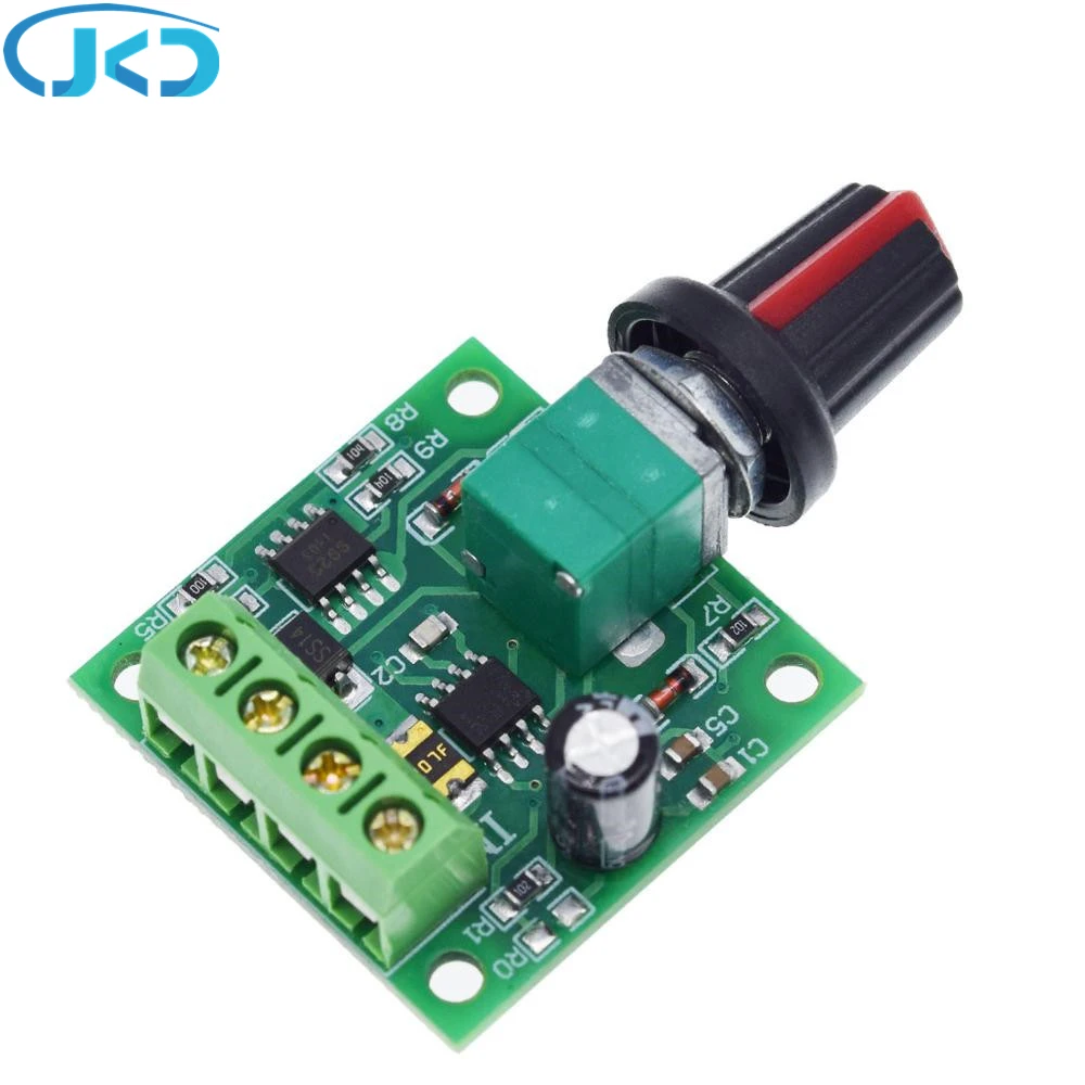 DC 1.8V 3V 5V 6V 12V 2A PWM Motor Speed Controller Low Voltage Motor Speed Control Switch PWM Adjustable Drive Module