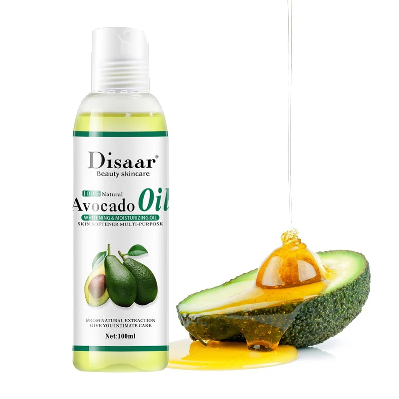 Óleo hidratante natural do rosto do abacate amaciar o tesão melhora o reparo áspero do óleo emoliente da pele seca anti envelhecimento massagem óleo