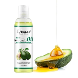 Óleo hidratante natural do rosto do abacate amaciar o tesão melhora o reparo áspero do óleo emoliente da pele seca anti envelhecimento massagem óleo do corpo