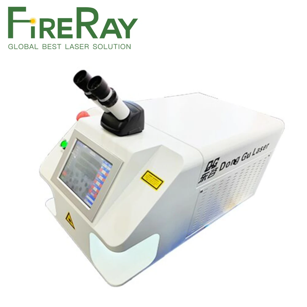 FireRay Desktop 150W YAG Jewelry Spot Welder Jewelry Laser Welding Machine for Silver Gold Rings Pendants Denture