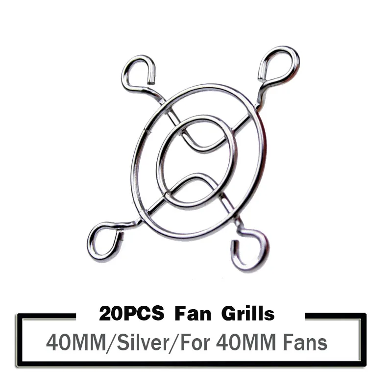 

20 Pieces Metal Steel 40mm 4cm Fan Protector Finger Guard Grill Net