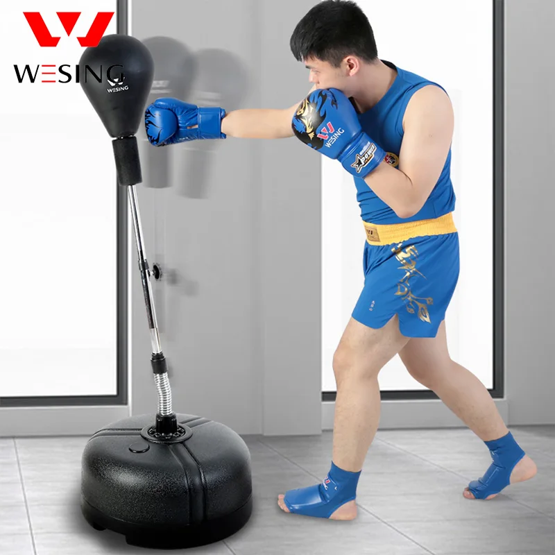 

WESING punch bag stand speed ball boxing with Adjustable Height Stress Relief Fitness for Kids Adults Teenagers