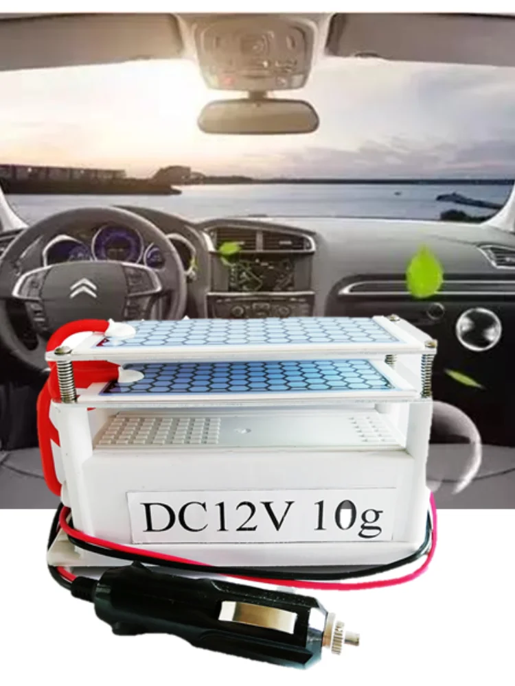 Dropshipping Air Purifier Ozone Generator car Home 12v 10g Ozonizer Air Cleaner Car Purifier Ozone Ceramic Plate