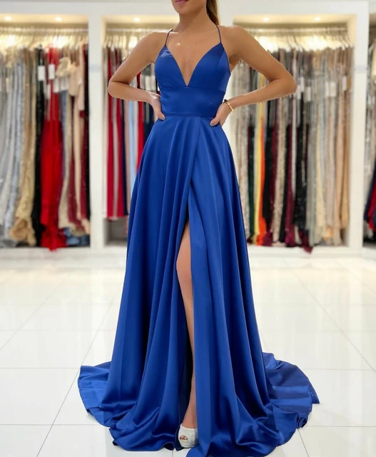 Vestidos en corte v hotsell
