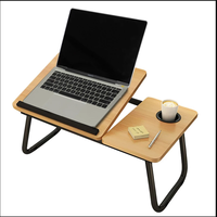 Adjustable laptop desk bed sofa portable notebook tray laptop eating writing reading tablet computer stand with cup holder