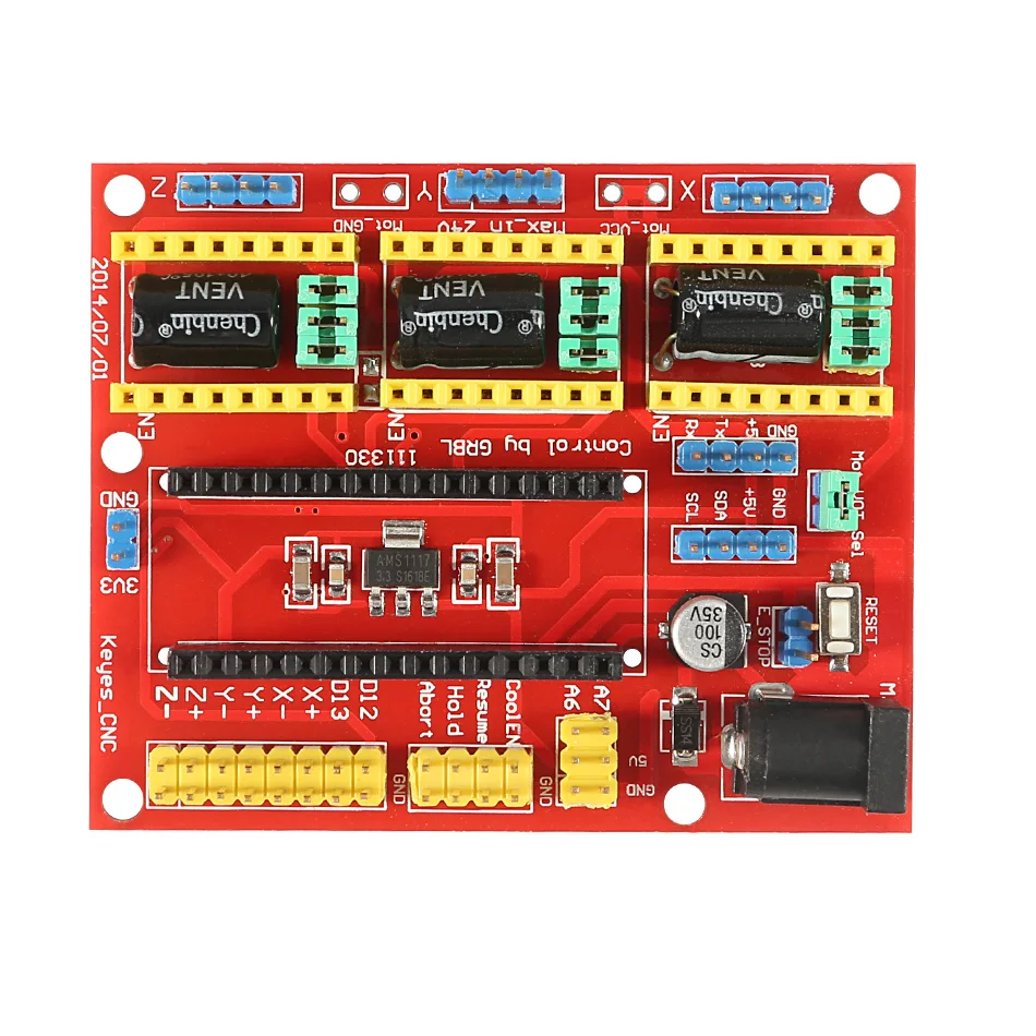 

CNC Shield V3 V4 Engraving Machine Compatible With Nano 3.0 / A4988 Driver Expansion Board Module for the 3D Printer Diy Kit