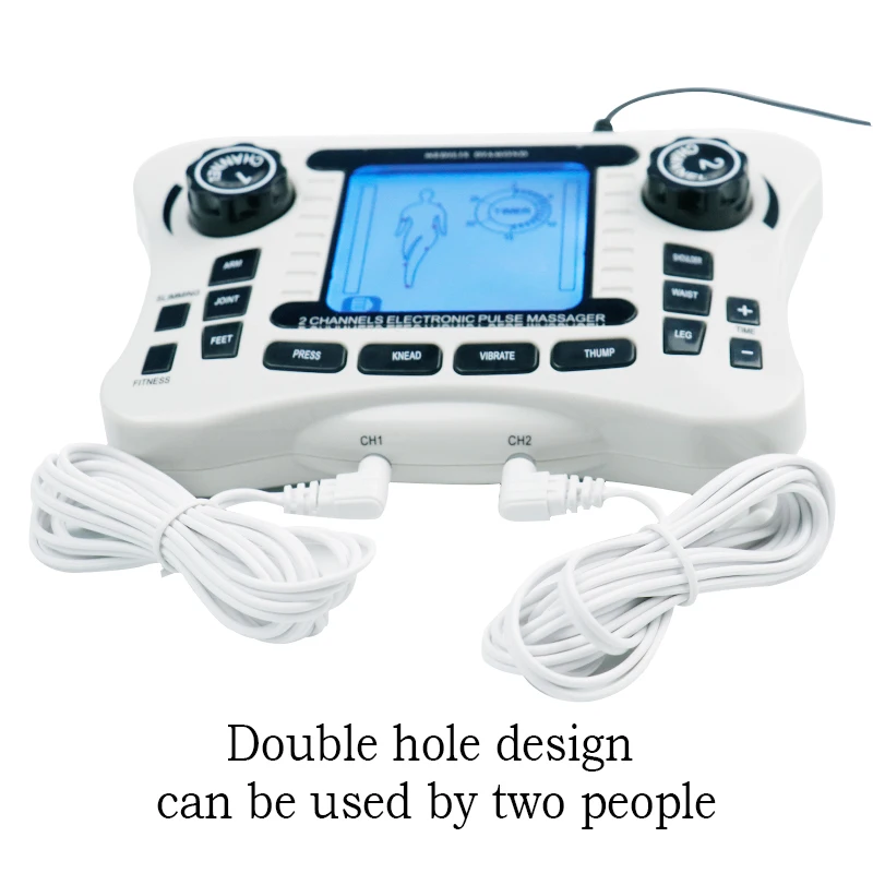 12 Modes Elektrische Tientallen Puls Stimulator Ems Spierstimulator Acupunctuur Digitale Frequentie Fysiotherapie Machine Vet Brander