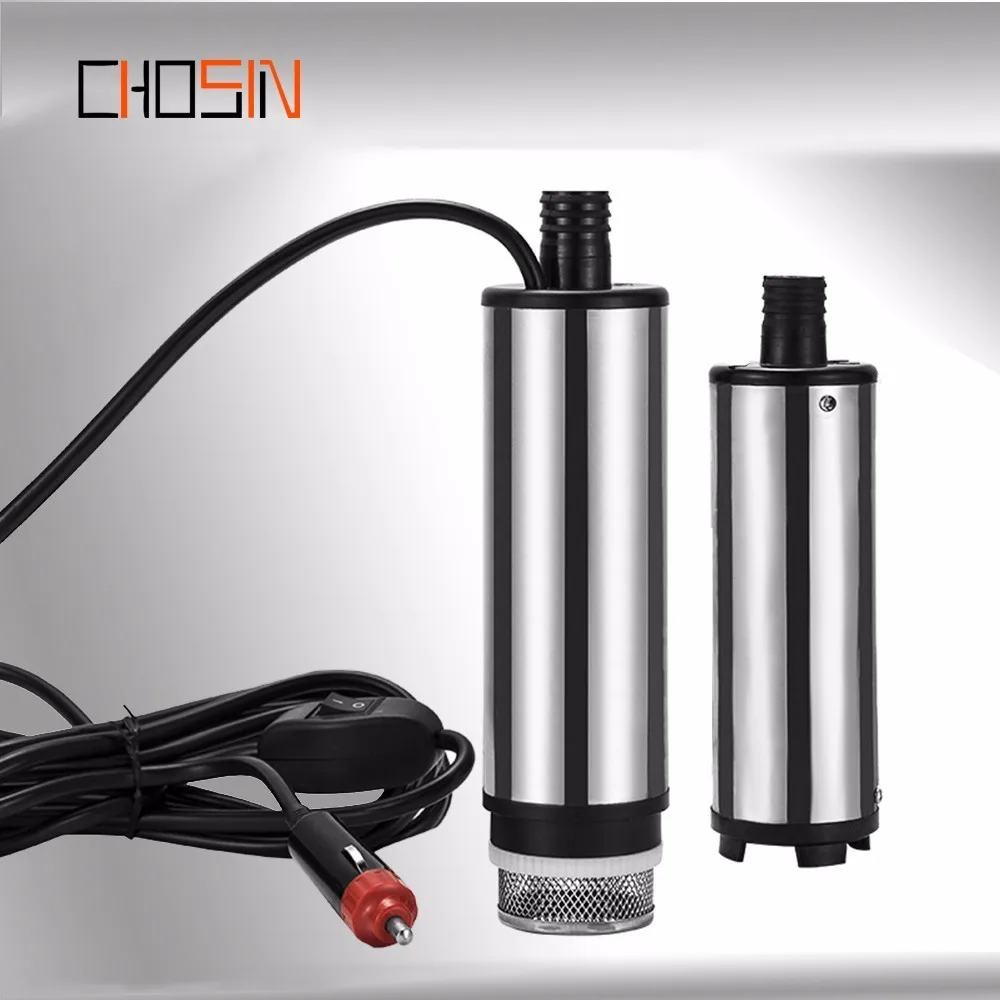 12l/min 38/51MM Elektryczna pompa głębinowa Dc do pompowania oleju napędowego, pompy paliwowej, pompy ssącej oleju, 12 24 V Volt