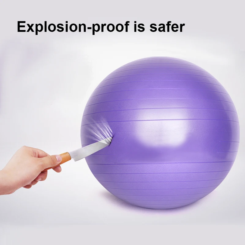 Yoga Ball 85/95cm Large Pilates Explosion-proof Yoga Ball Shaping Body Weight Loss Fitness Gymnastics Movement Fitness Balloons