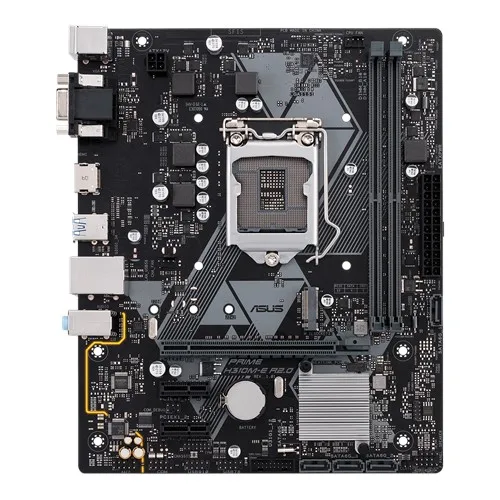 New ASUS PRIME H310M-E R2.0 motherboard DDR4 2666MHz, SATA 6Gbps and USB 3.1 Gen 1