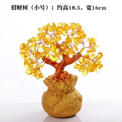 garden Household decoration cash tree rich tree to attract money sitting room liquor cabinet handicraft opening statue