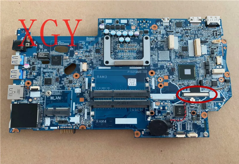 6-77-p150sm00-d03a FOR Hasee FOR Raytheon FOR CLEVO P150SM P170SM Motherboard DDR3  100% Test OK