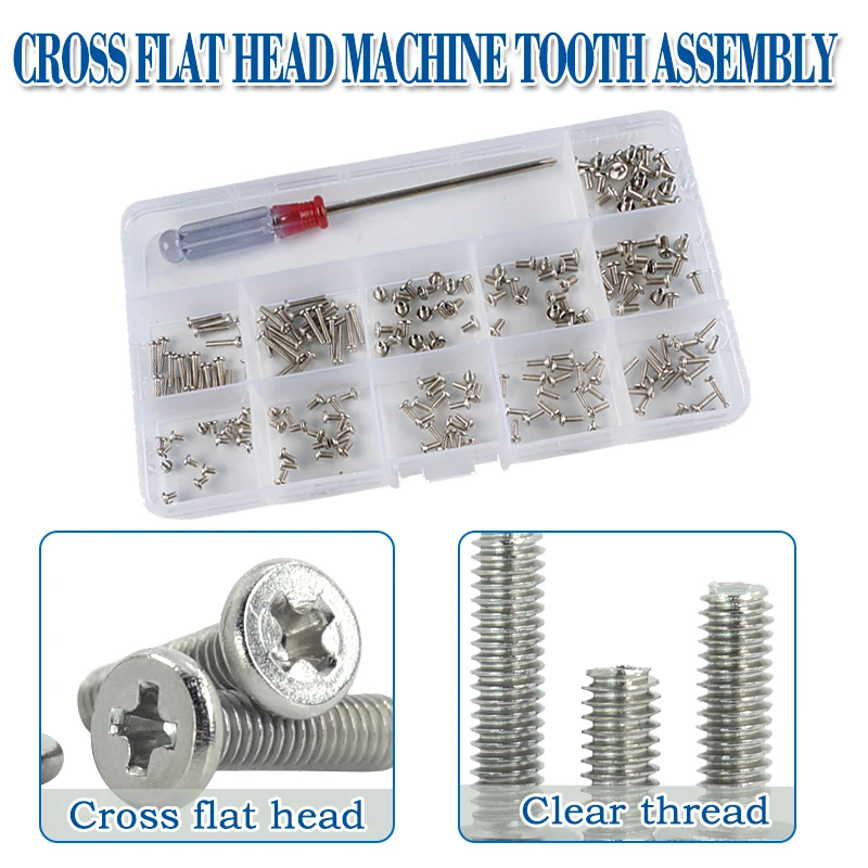 luchang Laptop Notebook Nickel Screws Set Computer Electronic Digital Mini Mechanical Assortment Repair Kit Hardware