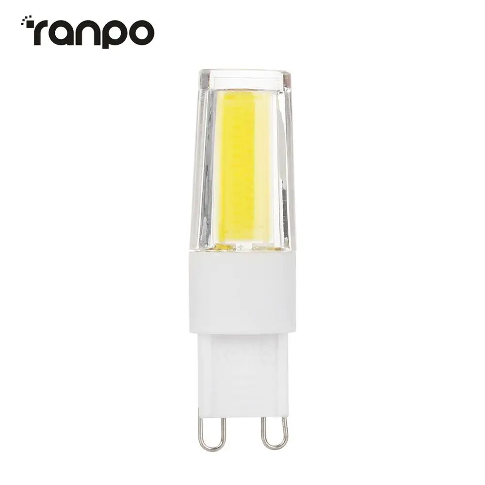 Imagem -04 - Mini Lâmpada Cob de Silicone g9 Lâmpada Lustre de Cristal de Cerâmica 4w 6w 110v 220v Substitui a Lâmpada de Halogênio com 10 Peças