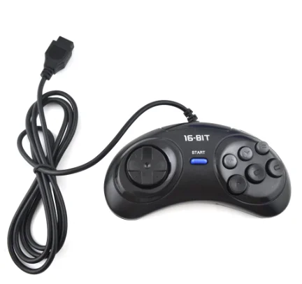 For SEGA Genesis Game controller for 16 bit handle controller 6 Button Gamepad for SEGA MD Game Accessories