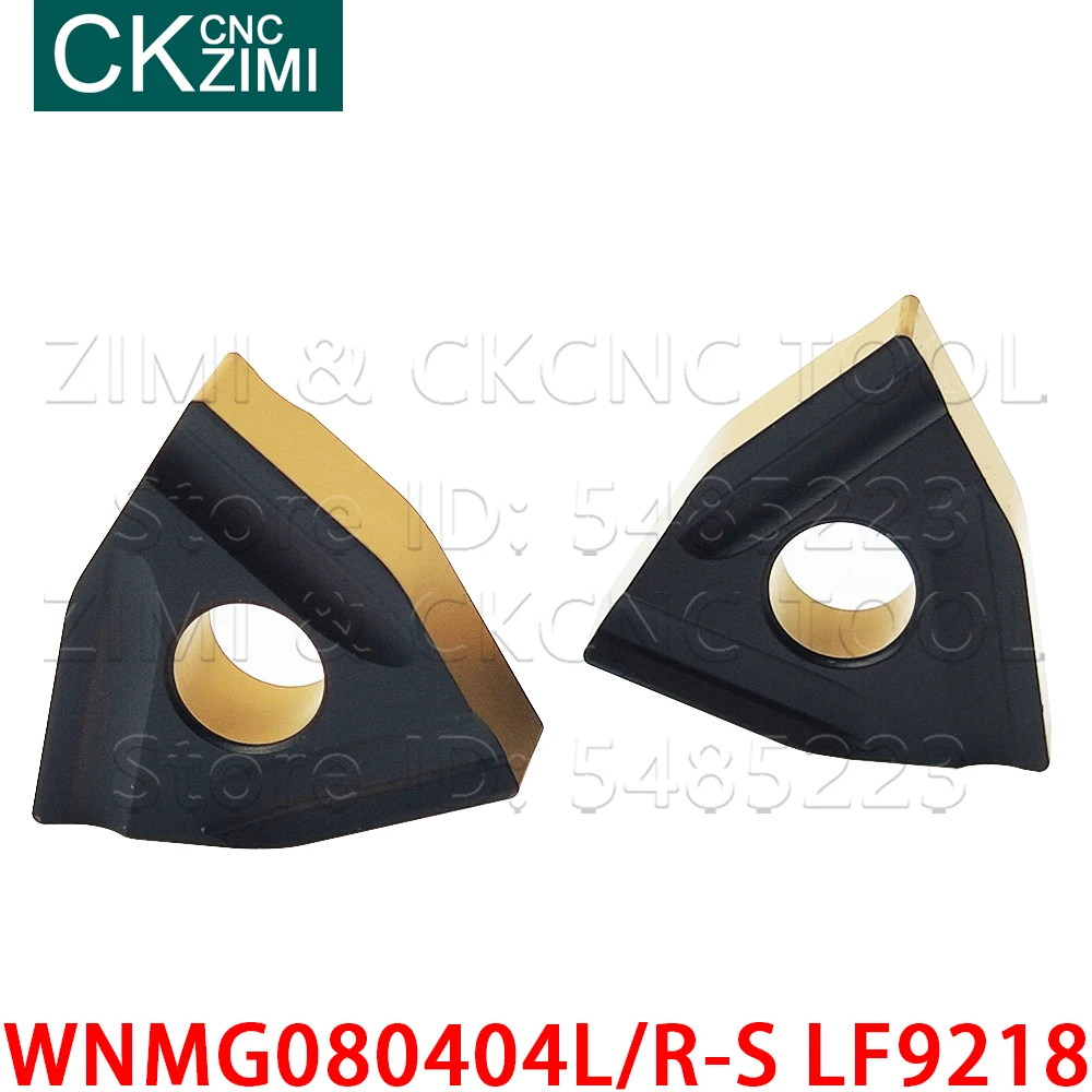 WNMG080404R-S LF9218 WNMG080404L-S LF9218 Hartmetall stoßen Interne Externe Drehen Insert CNC Drehmaschine cutter werkzeug WNMG für stahl