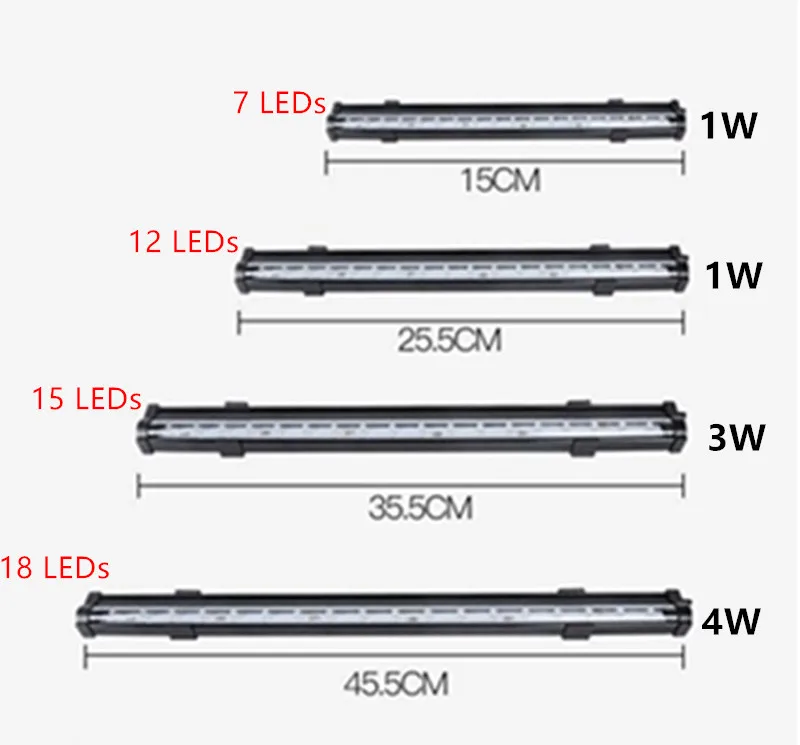 AC110V-220V Multicolor Onderwater Aquarium Led Bubble Light Air Stenen Aquarium Air Curtain Bubble Led Lamp Aquariu