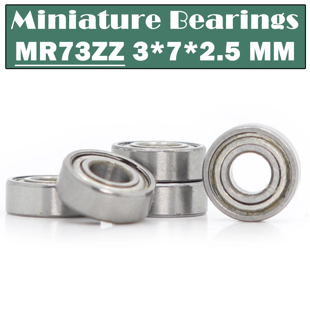 MR73ZZ Bearing 3*7*2.5 mm ( 5 PCS ) Miniature MR73 ZZ Ball Bearings 683ZZ / B 2.5 mm