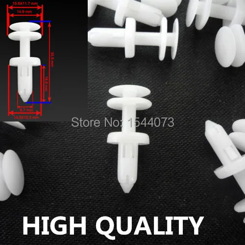 30PCS FOR GM C5 C6 CORVETTE DOOR PANEL RETAINER PIN NUT HOLDER SNAP COMPLETE CLIPS