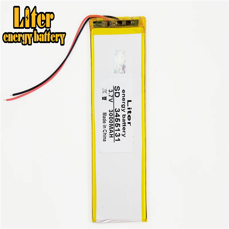 3.7v au lithium intégrée Tablette polymère batterie 3455131 3000mAh batterie de téléphone portable batterie 7D