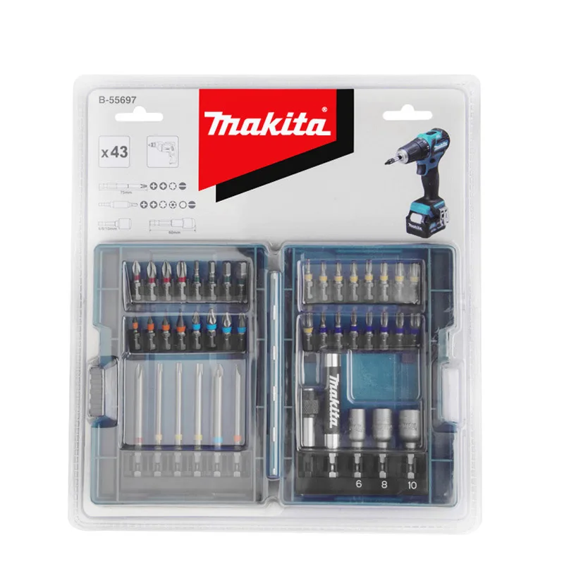 43-Piece Drill Bit Set for Electric Screwdrivers and Power Drills
