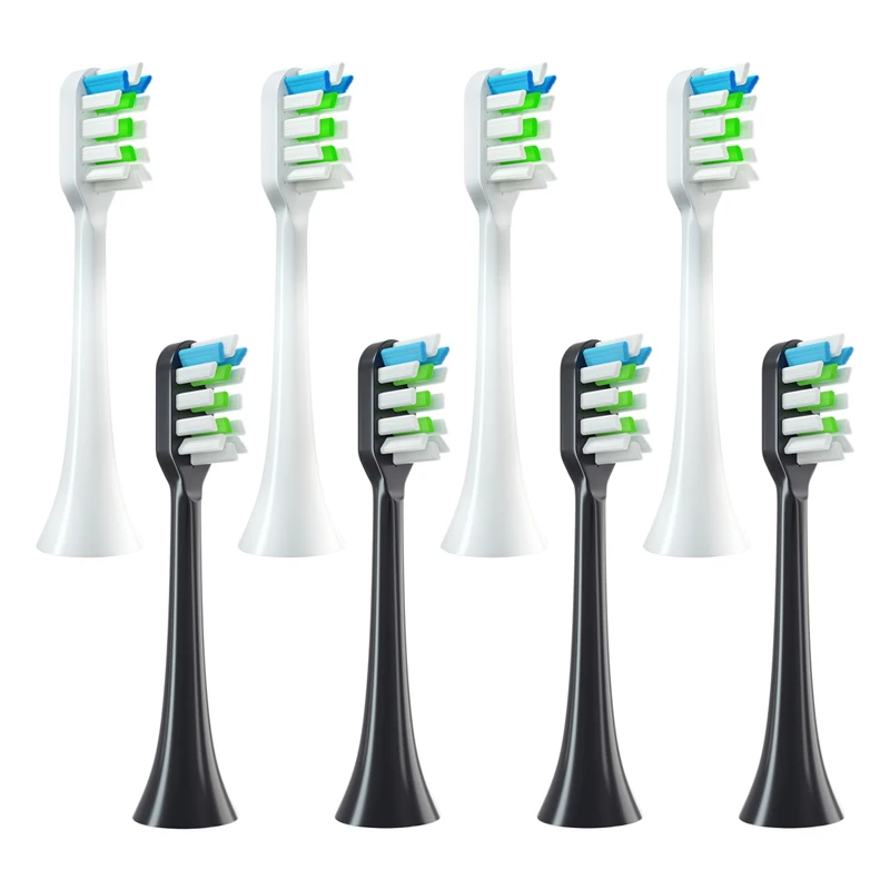 12 PCS Suitable Brush Head For SOOCAS X3/X3U/X5 Household Replacement Effective Cleaning Sonic Electric Toothbrush Heads