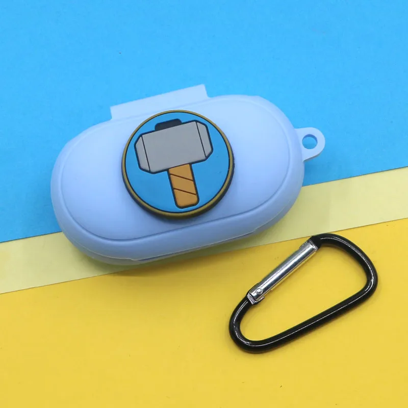 Capa De Fone De Ouvido Disney Com Gancho Capa De Silicone Macia, Fone De Ouvido Bluetooth Sem Fio, Shell Para Samsung Galaxy Buds Plus