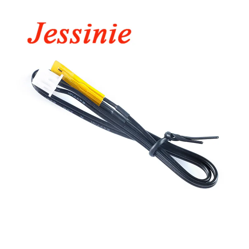 10Pcs/1pc Thin Film Thermistor NTC 10K ohm Temperature Sensor Probe 3435 NTC10K Thermal Cable NTC10KB3435 For 3D Print