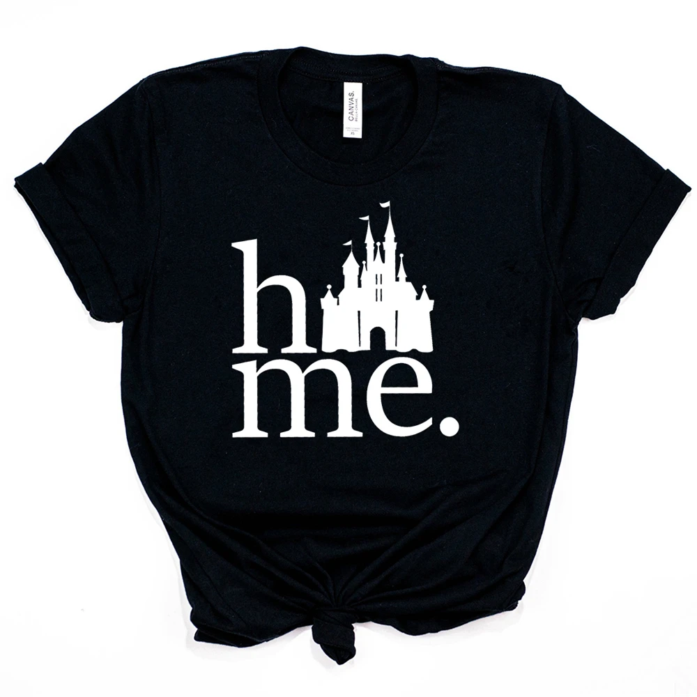 New Arrival Home Castle T-Shirt Unsex Castle Logo Shirt Cute Matching Couples Tees Family tshirt Tumblr shirts