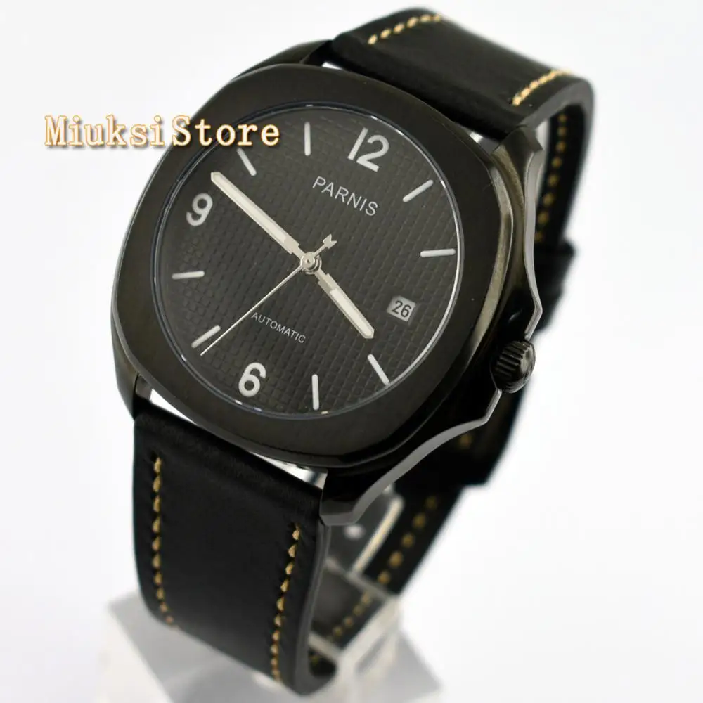 40mm Parnis Automatic Watch Minimalist Watch Men Wrist Watc Miyota Sapphire Crystal Mechanical Watches relogio masculino Gift