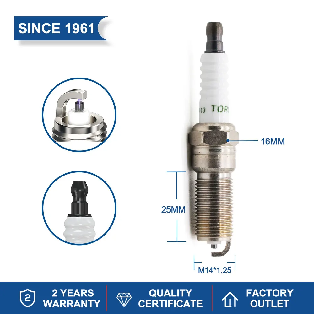 フォルクスワーゲン車用のスペアキャンドル,オリジナルのスパークプラグQH5RTCU-13,フォードスズキシェークモデル用の交換部品