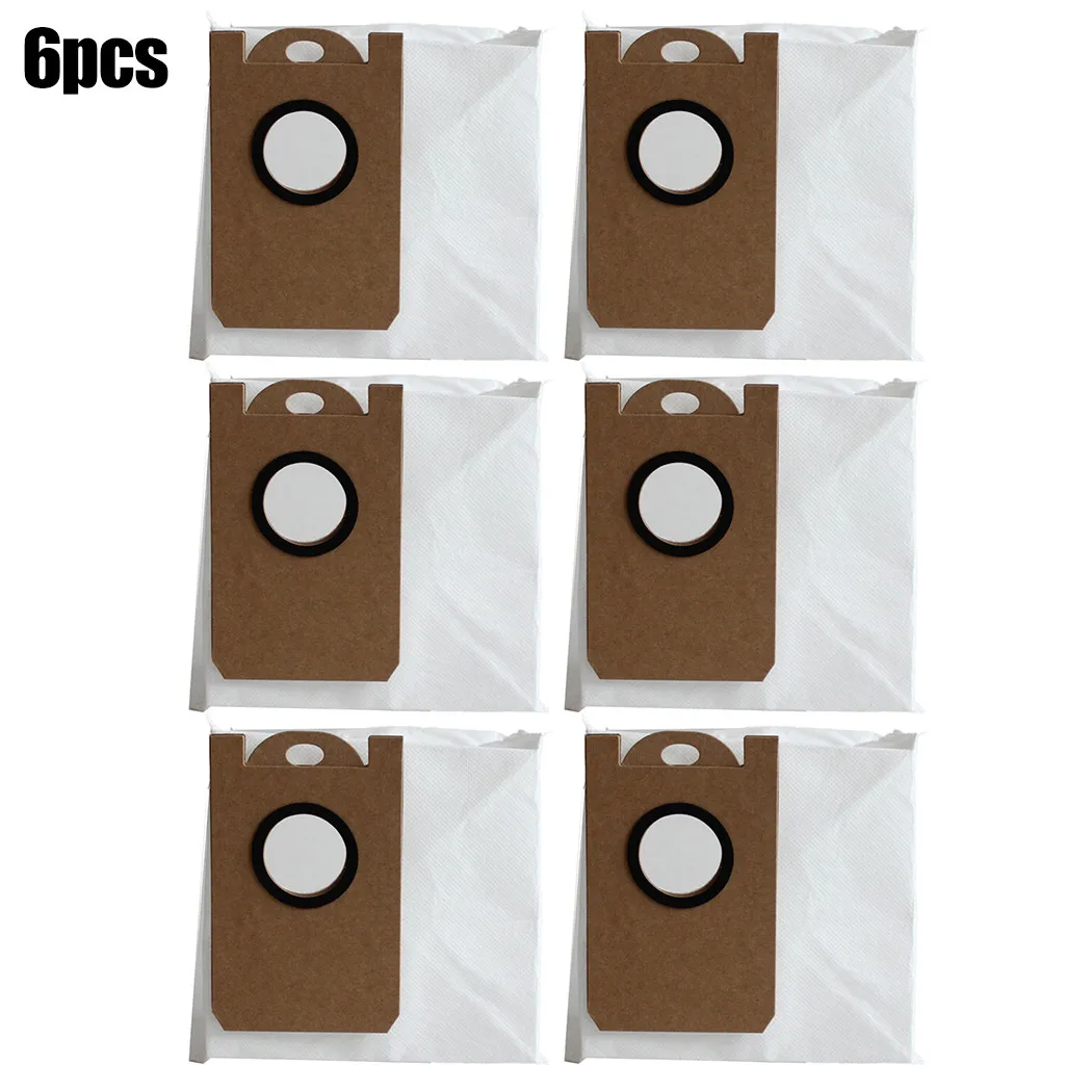 6pcs Dust Bag For S600 Robot Vacuum Cleaner Large Capacity Parts Accessories Vacuum Cleaner Household Sweeper Cleaning