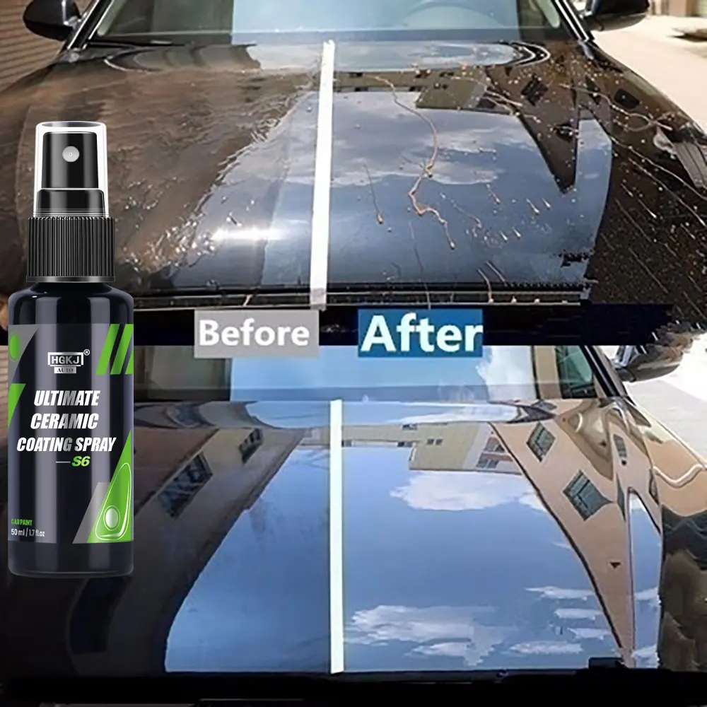 S6 Ceramic Car Coating Quick Ceramic Hydrophobic Coating 9H Hardness Car Detailing Ceramic Coating Car Products Car Accessories