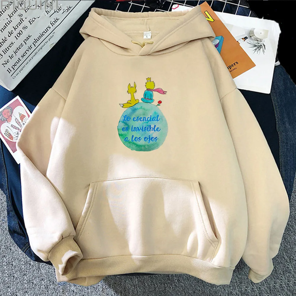 Kawaii Little Prince Graphic Hoody 2021 New Women Men Harajuku Hoodies Funny Cartoon Ulzzang Spring Autumn Clothes Female Hooded