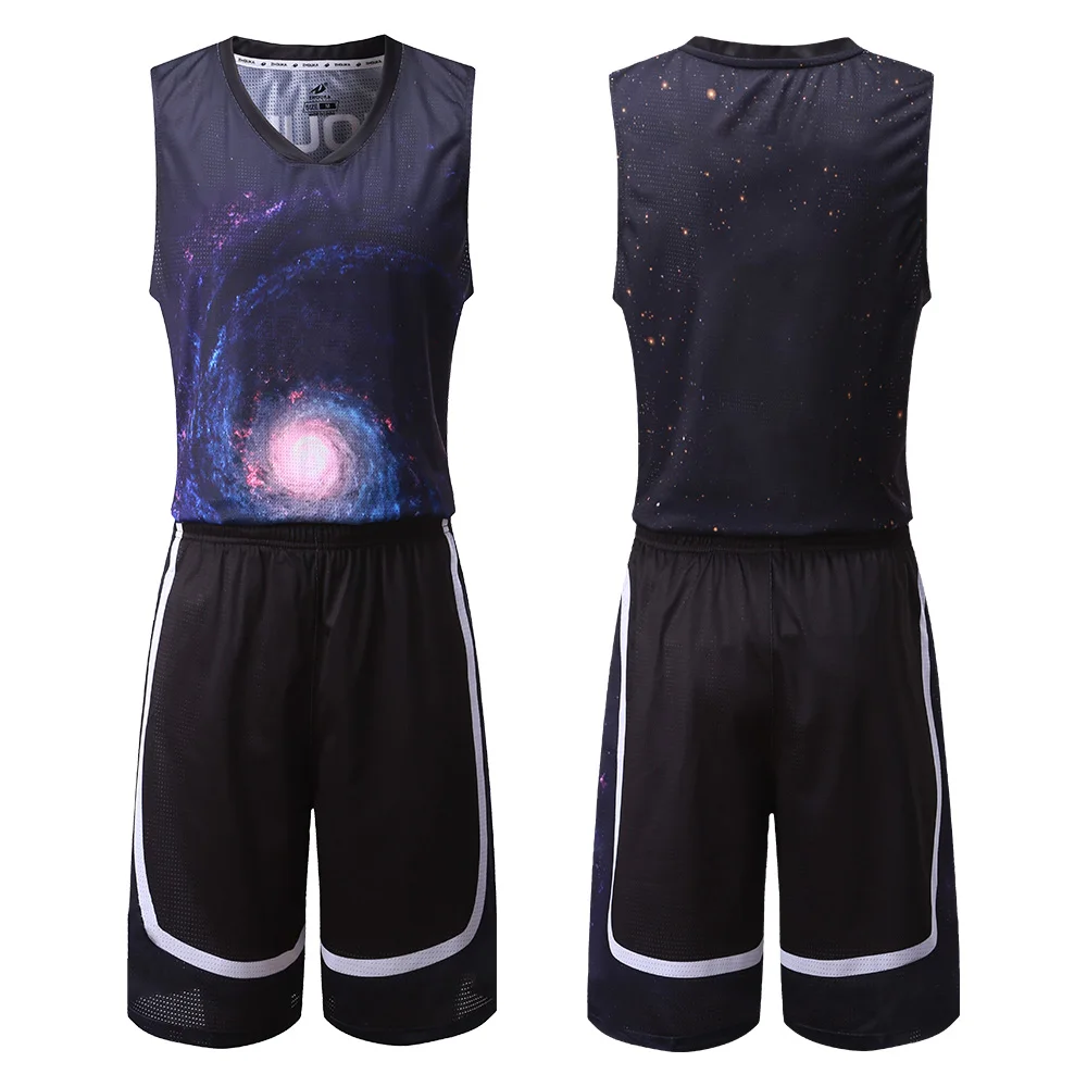 

Custom Kids Basketball Jerseys Men Sport Uniform Sublimation Printing Breathable Basketball Shirt Short Set Basket Ball Jersey