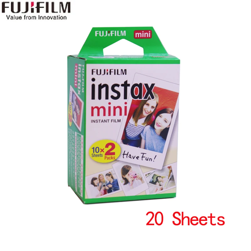 10-200 fogli Fujifilm instax mini 11 9 pellicola Bordo bianco 3 Pollici di larghezza pellicola per Macchina Fotografica Istantanea mini 8 7s 25 50s 90 carta Fotografica