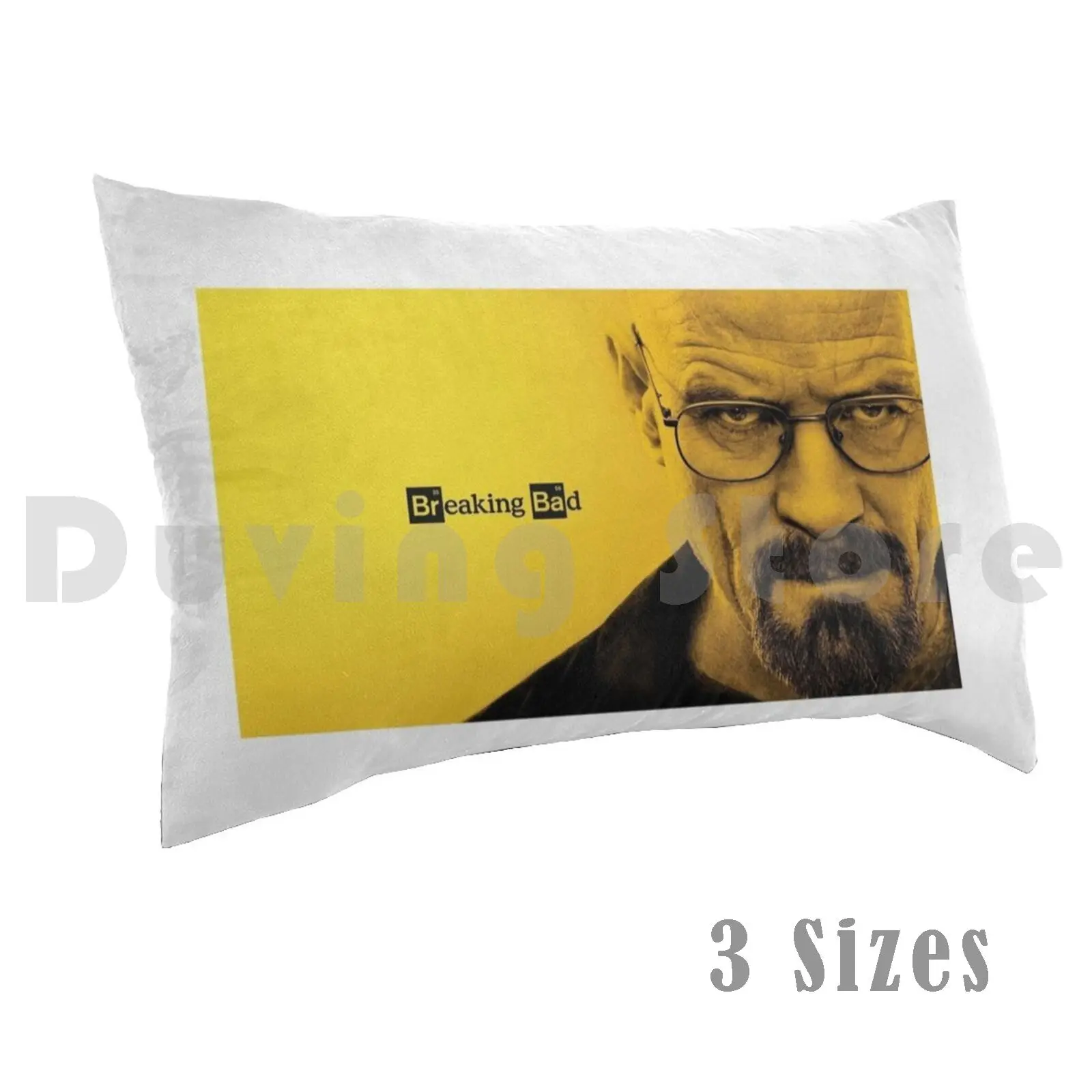 غطاء وسادة أصفر كلاسيكي Walter White Bad Breaking Heisenberg Tv Show مضحك جيسي ميث
