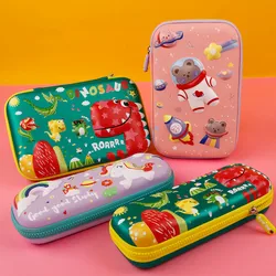 3D stereo cute pencil case School stationery box EVA cartoon pen case for children pen box Dinosaur Animal pen bag big box gifts
