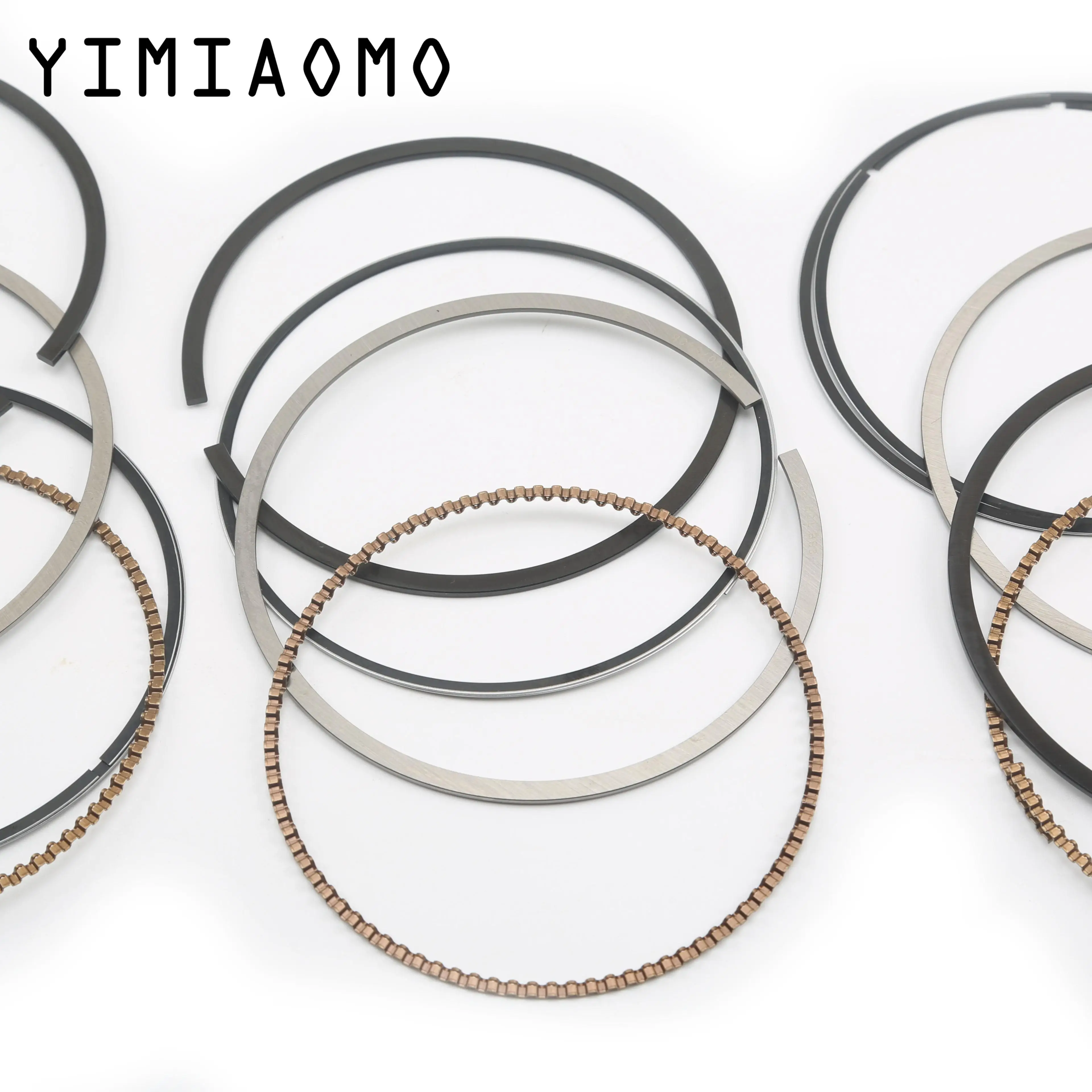 

Upper + Lower Piston Ring +Oil Scraper Rings 06E 198 151 B 077198151L 077198151K For VW Touareg Audi S4 S5 A6 Allroad A8 Q7 4.2L