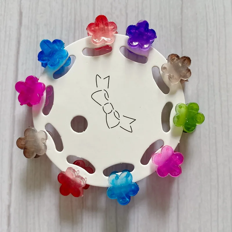 10 teile/satz Candy Farben Mini Haarnadel Für Baby Mädchen Nette Haar Krabben Krallen Grip Pony Kinder Kleine Haar clips Crown haarspange headwear – Detail 6